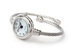 Geneva Stc Silver Cable Band Women s Small Size Bangle Watch