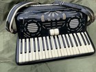 Vintage 1950   s Carini Italy 120 Bass Piano Accordion Mid Century Original Case