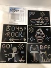 Lite Brite Reusable Templates Fun Shaped Pegs Magic Screen Removable Tray 