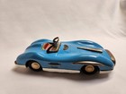 Vintage And Rare 1960 s Asahi Tin Mercedes Blue And White Color Toy Car Working 