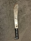 Vintage Hand Forged Bolo Machete W  Sheath 15    Blade Made In Japan 19 5    Length