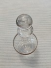 Vintage Mouth-blown Decanter With Gold Rim Glass Bottle Liquor Storage
