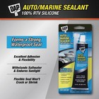Dap 2 8 Oz  Clear Auto marine 100  Rtv Silicone Sealant 7079800756 Dap
