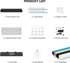 Large 32 x32  Photo Studio Light Box Photography  100 Led 4 Colors