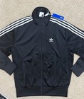Adidas Originals Firebird Mens Tracksuit Jacket   Pants Set Black White Trefoil