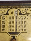 1933-34 Chicago World Fair Century Of Progress Mystic Record Of Time Calendar