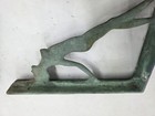 Pair Vintage 19th Century Figural Cast Bronze Shelf Brackets Stunning Woman