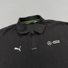 Mercedes-amg Petronas Shirt Mens Xl Black Racing F1 Team Puma Polo Long Sleeve