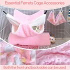 Hamiledyi Ferret Hammock 5 Pack For Mouse Hamster Small Animals