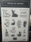 Stampin Up Notes Of Spring Photopolymer Stamp Set Retired Special Of The Month