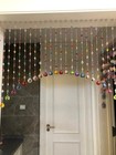 Crystal Beaded Curtain  Multicolor Hanging Door Decoration With 20 Strings