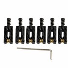 6pcs set Guitar Roller Bridge Tremolo Saddles Surfing Wrench For Fender Strat