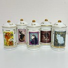 1995  Lenox The Cats Of Distinction Spice Jar Collection 10 Setb - Mint Rare