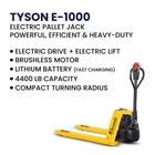 5seconds Electric Pallet Jack  4400 Lb Capacity Motorized Pallet Lift Trucks
