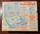 Fisher Price Phonograph 825 1978 Original Box  Tested Works Perfect 
