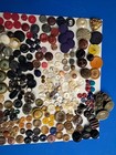 Vintage Mop  Plastic  Glass  Metal Button Lot
