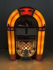 Excalibur Jukebox Retro Lighted Tabletop Am fm Radio Cd Player  Works 