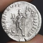 Emperor Caracalla Denarius 214ad Ancient Roman Empire Silver Coin Jupiter Rome