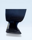 Coach Vintage Lipstick Case Patent Leather Black With Mirror