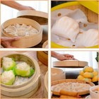 100 Pcs Perforated Bamboo Steamer Liners  Dumpling Steam Paper