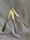 3 Vintage Community Plate    patrician    Silver-plated Butter Knives 6 25   