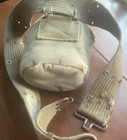 Vintage Post Wwii U s  Army   Marine Corp Canteen In Canvas W strap  M-1910 Type