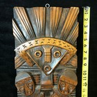 Vintage Wooden 29 X 10  Carved Wall Hanging Art Tribal Native Wood Sculpture