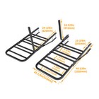 Powder Coated 4-bike Bicycle Carrier W  Mounting Hardware For Universal