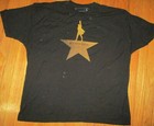 Black Hamilton Logo T Shirt Xl Broadway Play Lin Manuel Miranda