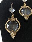 Brass And Crystal Prisms Of Victorian Era
