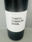 New Black Stainless Steel Coffee Drink Vacuum Insulated Travel Tumbler Mug 500ml