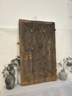 Antique Hand-carved Indian Door Panel  19th Century Tribal Decor