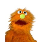 Silly Puppets Orange Monster Hand Puppet 27 Inch Full Body Shaggy Faux Fur Toy