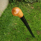 Handcrafted Irish  Blackthorn Walking Stick  With Polished Wood Handle