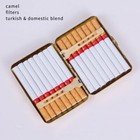 Metal Cigarette Case Hold 16 Cigarette Vintage Copper Camel Smoking Boxes Gifts