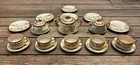 Japanese Satsuma Tea Set  Late Meiji   Taisho  Signed 