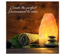 Himalayan Glow 8 32 In  Ionic Natural Crystal Salt Lamp  5-7 Lbs 