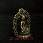 1 5 Inch Chinese Tibet Bronze Carving Sakyamuni Buddha Statue Pendant Collection