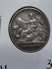 1911 Greece 2 Drachmai Silver Coin