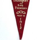 1912 California Fraternal Lodge Excursion   Pennant I o o f  Grand Lodge Special