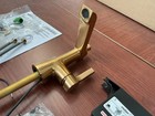 New Moen S6981ewbg Flara Touchless Bathroom Faucet Brushed Gold W drain B53