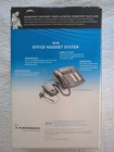New Plantronics S12 Telephone Headset System Corded Office Hands Free Phone