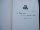 Full Metal Jacket Script  Stanley Kubrick Signed 1st