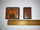 Vintage Lot 2 Small Moses Cough Drop Medicine Tins