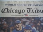 Cubs Win World Series - Chicago Tribune Newspaper