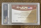 2010 Upper Deck World Of Sports Michael Phelps Auto Team Usa Swimming Psa 9