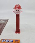  rare vintage  Crystal Pez Pal Fireman Pez Dispenser - Red Hat   Stem