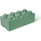 Lego Storage Products  40041747 8-stud Brick Sand Green New