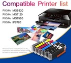 Molimer   Compatible Canon Pgi-250xl Cli-251xl Ink Cartridges For Ip8720  6-pack 