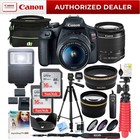 Canon T7 Eos Rebel Dslr Camera Ef-s 18-55mm F 3 5-5 6 Is Ii Lens 16gb X2 Bundle